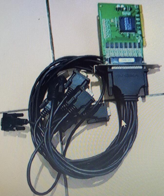 Moxa cp-168U 8埠RS-232 PCI  串列通信多埠卡