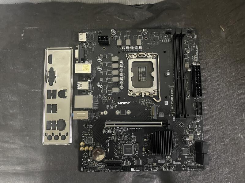 微星PRO B760M-E DDR4主機板(LGA 1170)....原廠保固內 | 露天市集 | 全台最大的網路購物市集