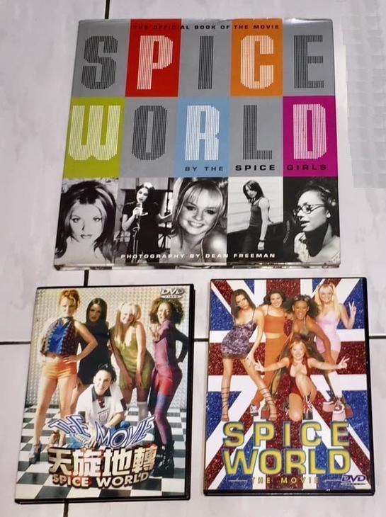Spice Girls 1997 Spice World Movie Taiwan Book + 2 DVD Set