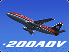 Capatain Sim 737-200ADV Expansion Model for Flight Simulator X "下載版""可至7-11付款取貨"