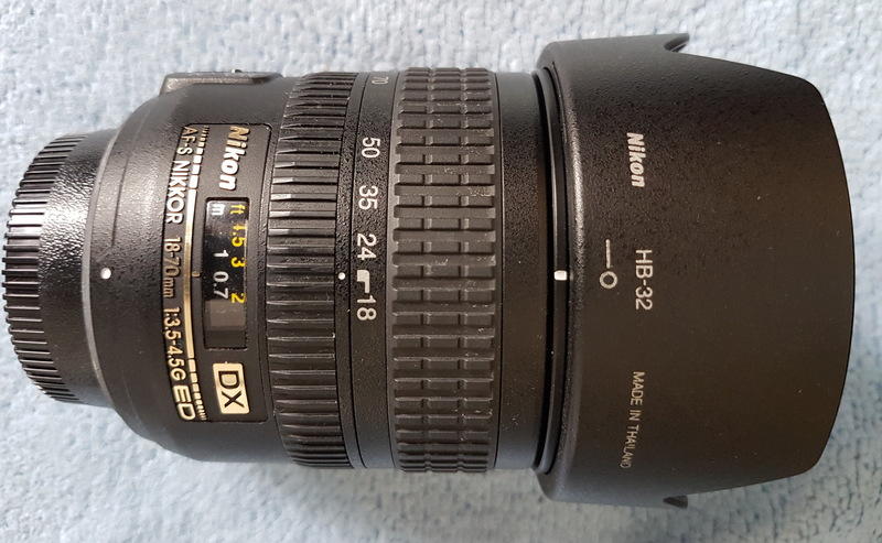 Nikon AF-S DX 18-70mm f/3.5-4.5G+日製濾鏡 遮光罩 美品級☆(公司貨)