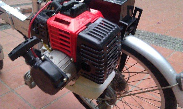 ✞小狼傳奇✞~38cc二行程電啟動~簡單輕便~腳踏車引擎，引擎腳踏車