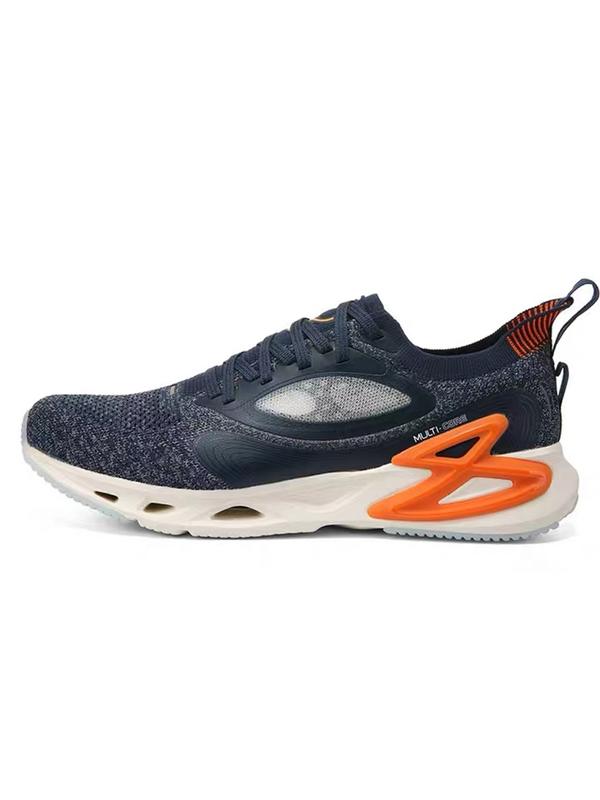 [Absolut]Peak匹克 悅跑8 慢跑鞋 透明鞋面 解構 極輕量 藍橘 莫比烏斯 男鞋