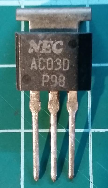 四個一拍_NEC原廠 AC03D_400V 3A  TRIAC  封裝_TO-202AA  TRIACs