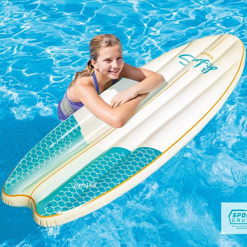 玩樂生活美國 INTEX58152 彩色大衝浪板 浮床 充氣水上浮排 充氣游泳圈 浮圈 夏天玩水 戲水