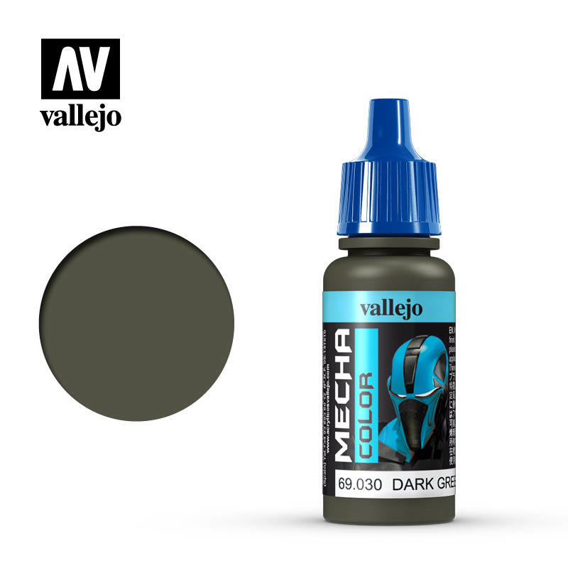 AV vallejo Mecha Color 69.030 Dark Green 水性壓克力漆