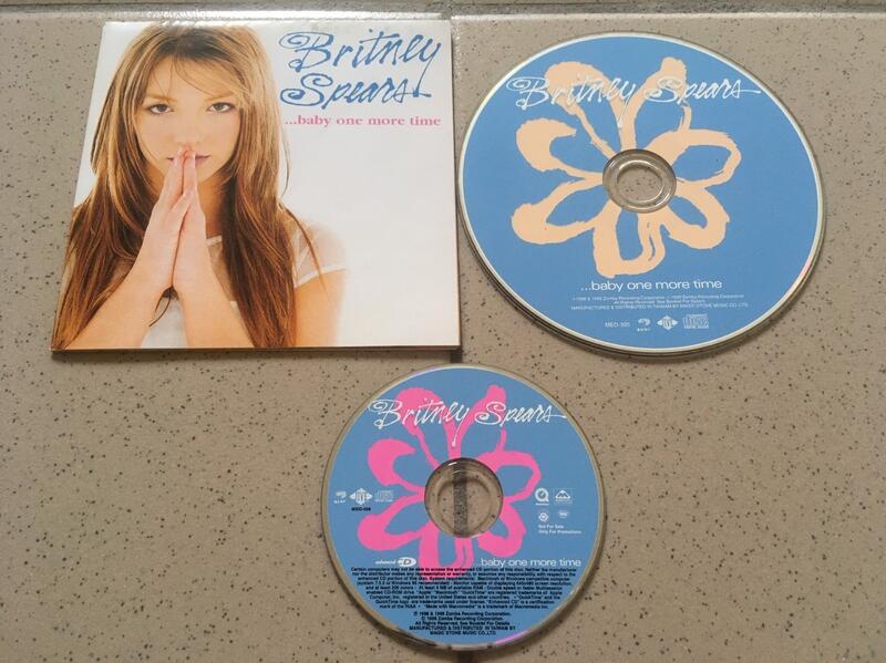 ．私人好貨．二手．CD．早期 裸片 刮傷【Britney Spears Baby One More Time】正版光碟 