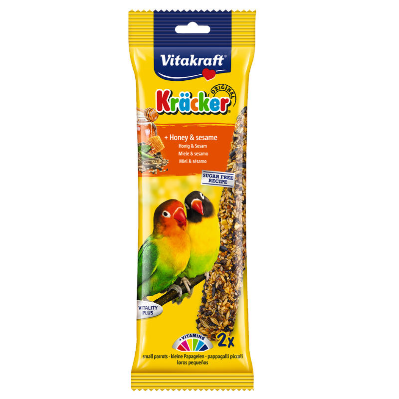 LOVEBIRD->特價~小型非洲鸚鵡-蜂蜜口味棒棒糖/德國進口/小型鸚鵡