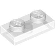全新LEGO樂高透明薄板【3023】Trans-Clear Plate 1x2 (F6) 4167842 6240204