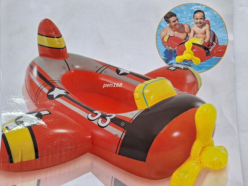 玩樂生活美國品牌.INTEX59380 兒童充氣戲水池/跑車造型兒童游泳圈 浮排 溫泉可以用