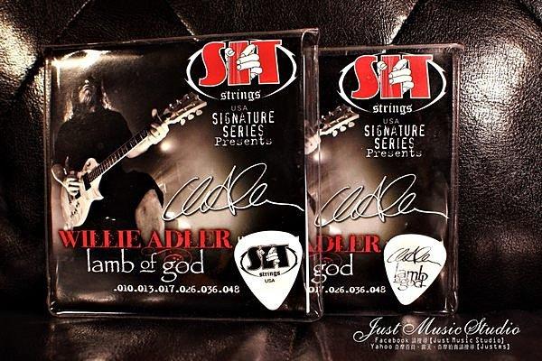 【JustMS 樂器精品】全新 SIT Lamb of God Willie Adler 簽名 鍍鎳電吉他弦！現貨提供！