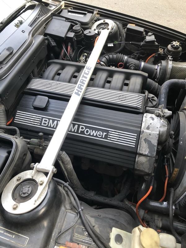 BMW E34 引擎室拉桿 HARTGE 改裝 520 525 530 540 M50 M5 非E30 E36 E46