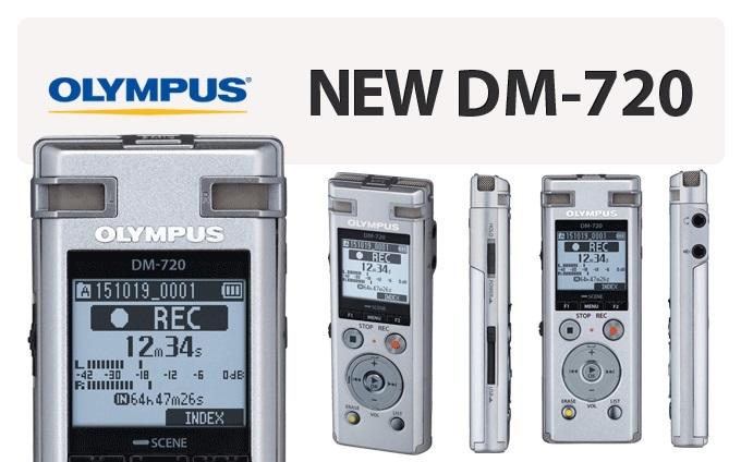 OLYMPUS DM-720 4G專業級數位錄音筆(德明公司貨）
