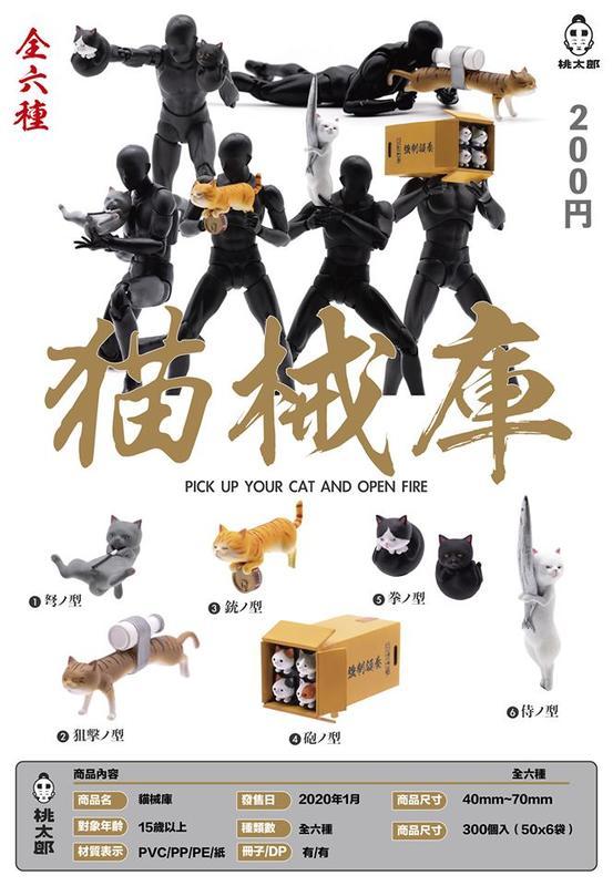 【阿弟玩具●現貨】 轉蛋 MOMOTARO TOYS X 夥伴玩具 貓械庫 單售
