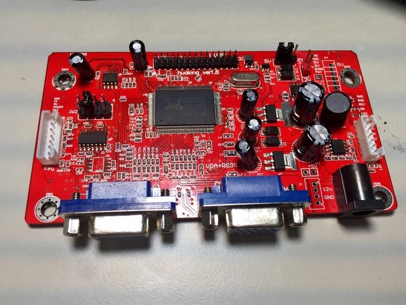 雙VGA紅板-可支援電玩用的15k/25k CGA/EGA 低解訊號