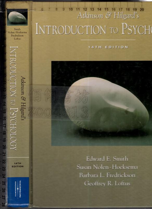 佰俐O《Atkinson & Hilgard's INTRODUCTION TO PSYCHOLOGY 14e》2003