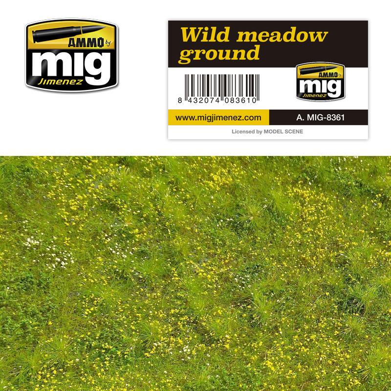 【小人物繪舘】*補貨中*Ammo Mig8361 WILD MEADOW GROUND野生草甸地情景模型 地形草皮