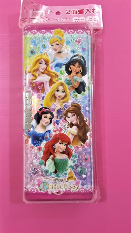 (日本製) 迪士尼公主  雙面鉛筆盒 開學文具