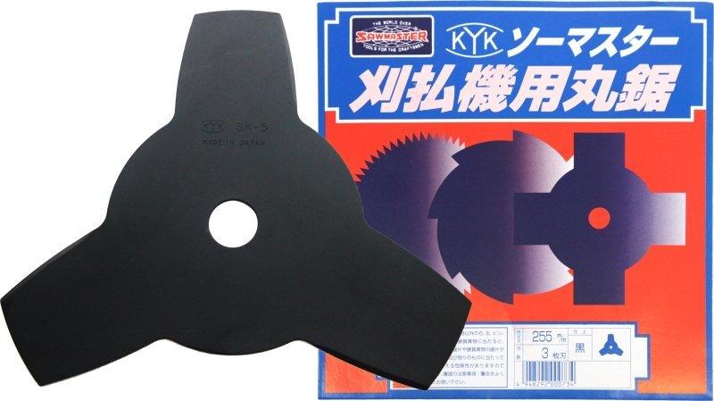 【Comlink】日本製KYK-耐用型三刀刀片(割草機用)     .園藝.農機.五金.草皮.水管