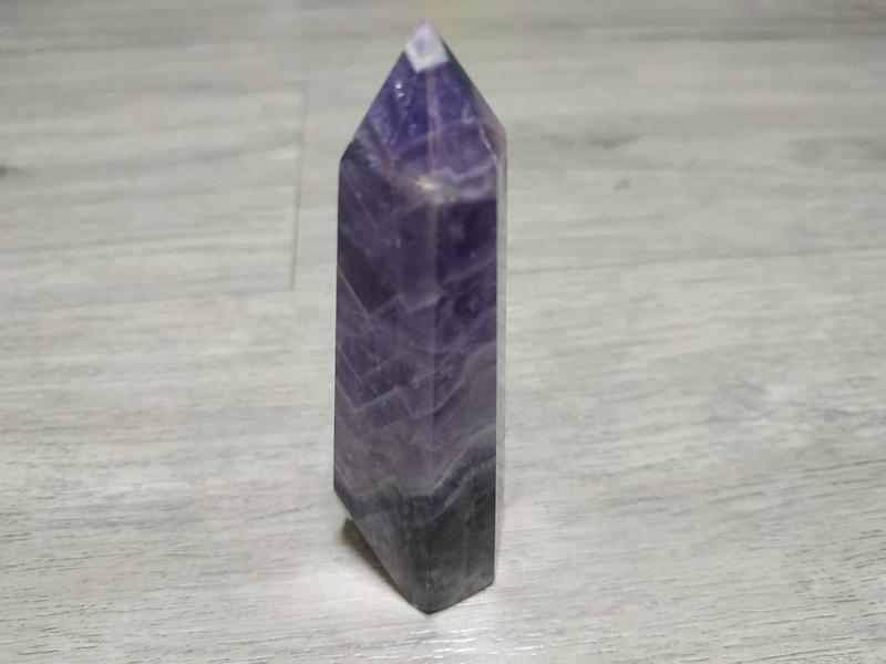 便宜賣 紫水晶柱 76g 高8公分 螢石柱 紫晶柱