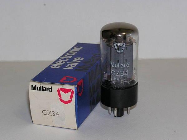 真空管】英國Mullard GZ34/ 5AR4 整流管﹝1979's , NOS / OB全新品