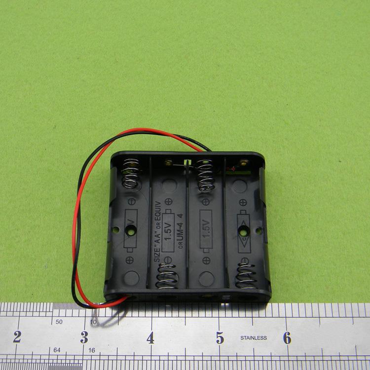 3號電池盒 4節  帶線 電池盒