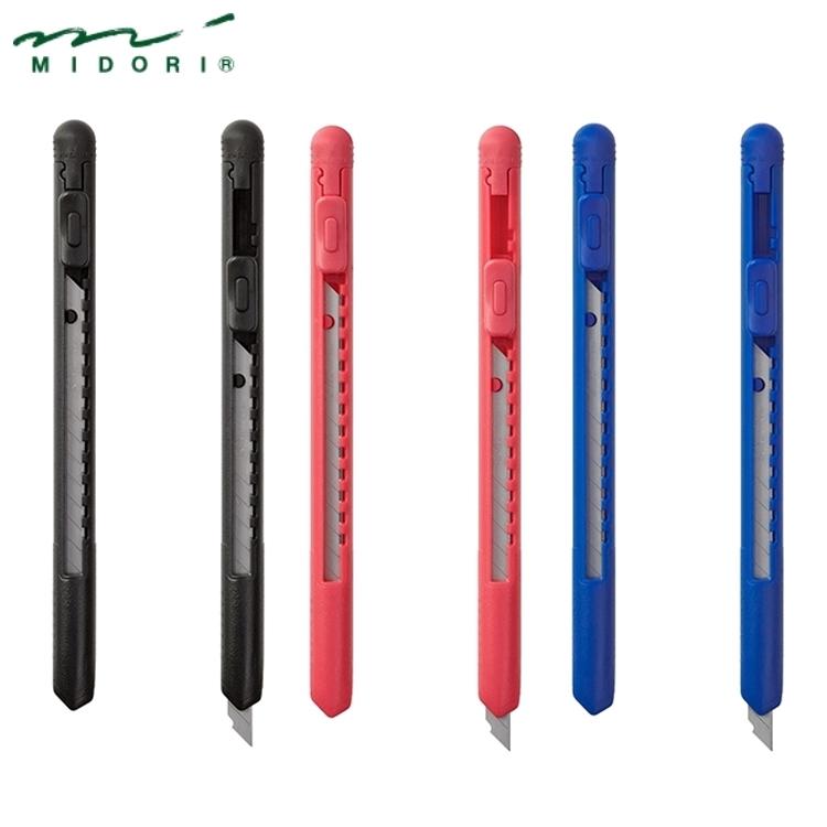 又敗家@日本製MIDORI筆型美工刀3532(附夾和折刃器)好攜帶折刃式40度6mm細工刀筆形美工刀Pen筆刀Knife