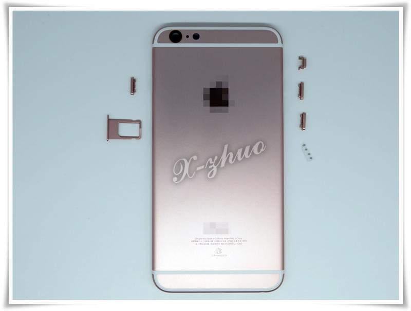 ★群卓★全新 APPLE iPhone 6 Plus i6+ 中框後殼『帶小料鍵』玫瑰金(預訂)