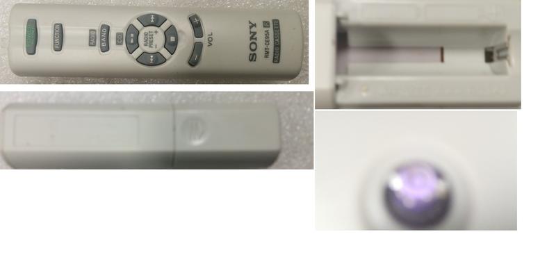 二手Sony RMT-CE95A Radio Cassette組合音響的遙控器(上電led會亮)