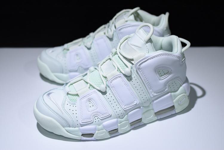 Nike Air More Uptempo Barely Green 淺綠白 大AIR 氣墊 休閒 917593-300