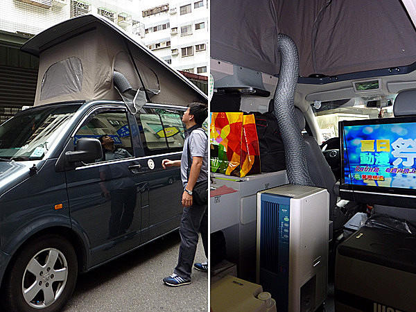 日本小型移動式冷氣空調適合露營、露營車，適用租屋小空間、營地休旅車使用！
