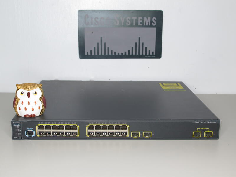 Cisco ME-C3750-24TE-M Metro 24 Port Ethernet Switch 