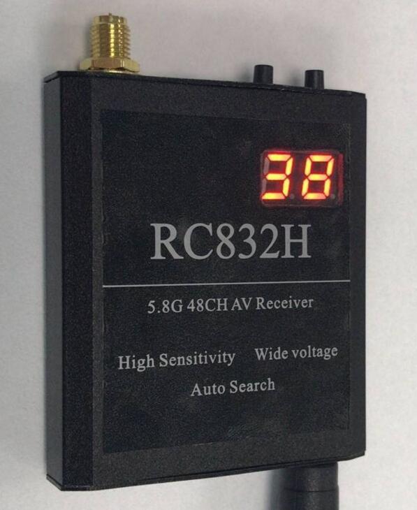 5.8G圖傳 600mW 正品 fpv航拍無線影音圖傳收發套裝TS832+RC832H RC832的升級版15109