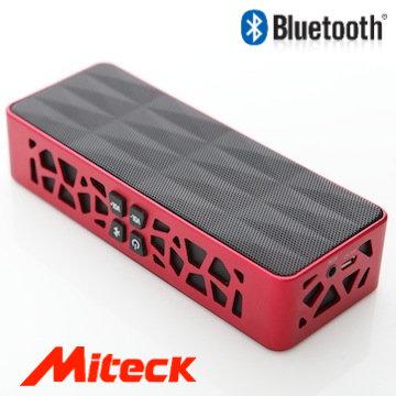 Miteck BS201 免持藍芽喇叭(紅色)  無線音箱 無線藍牙音響