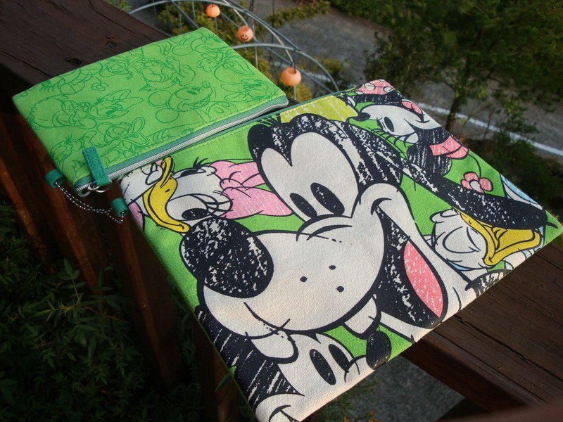 【Lin 雜貨】日本 正貨 迪士尼 disney 高飛狗 化妝包 筆袋 手繪感
