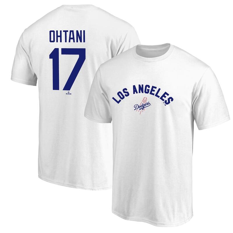 日本進口MLB FANATICS 洛杉磯道奇Ohtani 大谷翔平球迷T恤背號上衣 