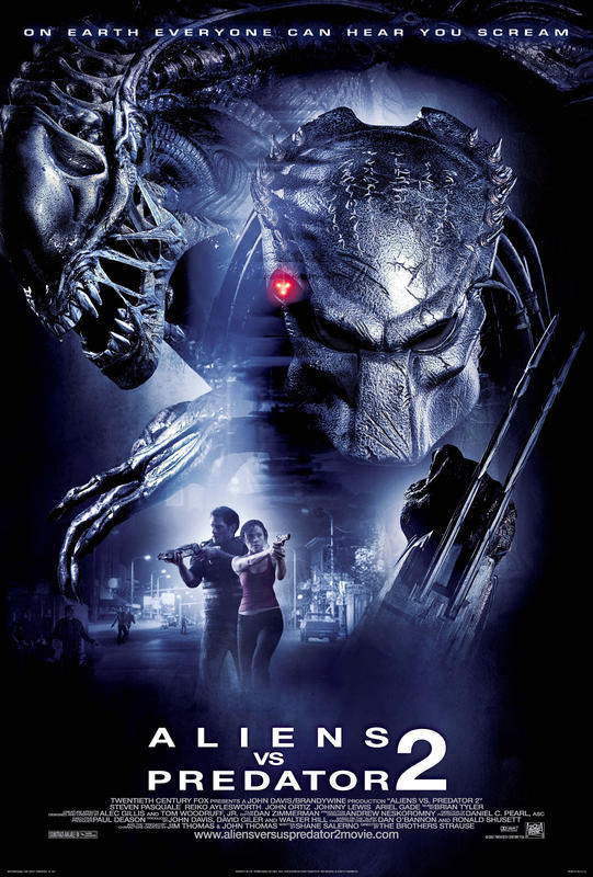 收購 異形戰場2：適者生存 電影海報 aliens vs predator : requiem avpr avp2
