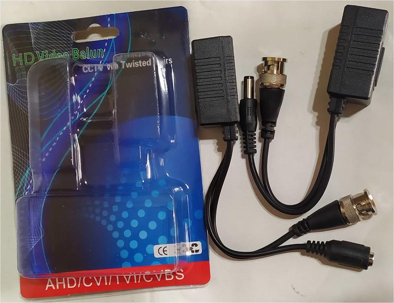 視頻 / 電源 2合1 雙絞線 忼干擾 AHD/TVI/CVI/CVBS 8MP 5MP 可用 網路線 傳輸器 二合一