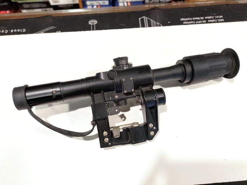 二手寄賣 瑕疵/故障/零件/殺肉/裝飾 SVD 4x24 PSO-1 狙擊鏡