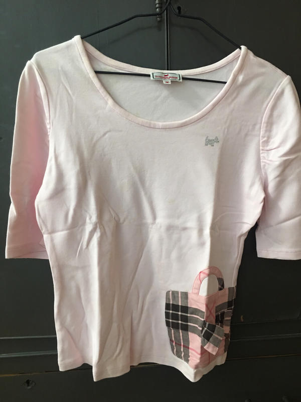 英國學院風Scottish House 狗狗甜心粉紅色上衣T恤 T-shirt