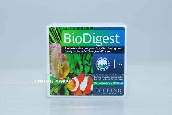 ◎ 水族之森 ◎ 法國 Bio Digest 50 億活性硝化菌 玻璃密封包裝 真正硝化活菌
