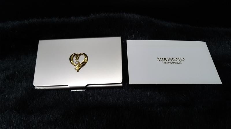 售 日本 MIKIMOTO  珍珠名片夾    只要1000元