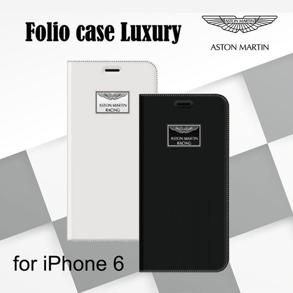 晴璇本舖【豐原總館】出清．Aston Martin iPhone 6 4.7 真皮側掀皮套-奢華系列