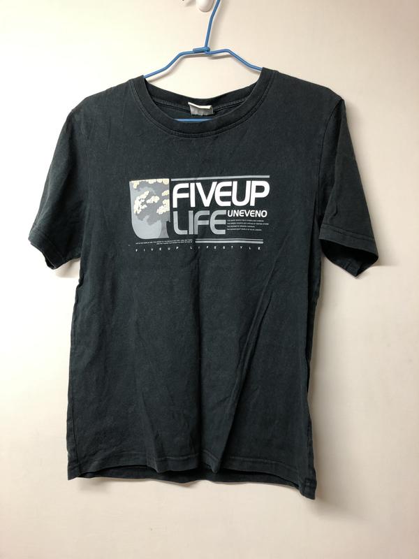 FIVE UP 短T T恤 黑