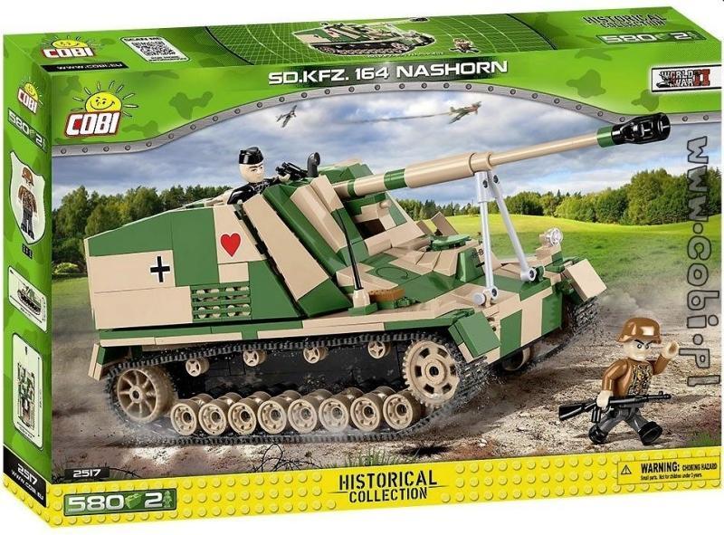 代訂[COBI設計出品/相容Lego樂高/]二戰德軍 Nashorn 犀牛式驅逐戰車 (Brickmania參考)