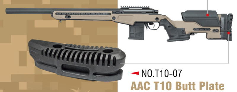 【快易購-生存精品】Action Army AAC T10 Butt Plate 加大戰術後托墊 AAC T10-07