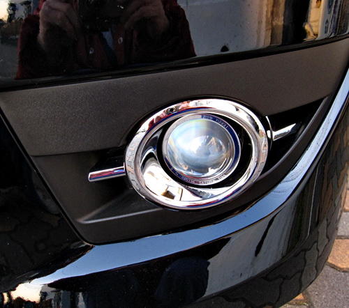 圓夢工廠 Mazda 5 馬自達 5 / Premacy 2008~2011 改裝 鍍鉻銀 前保桿霧燈框飾貼 霧燈飾框