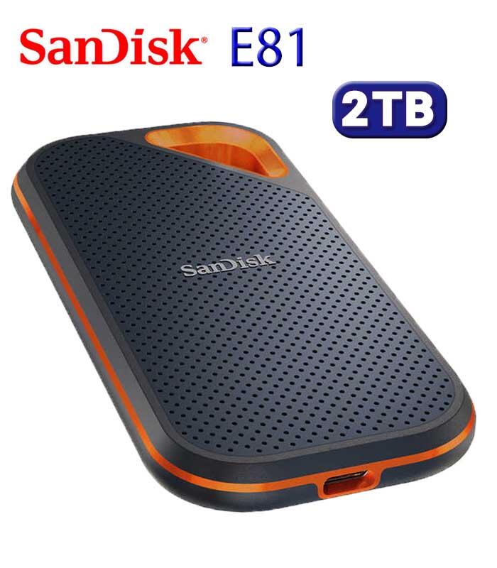 【光華喬格】SanDisk E81 Extreme Pro Portable SSD 2TB 行動固態硬碟