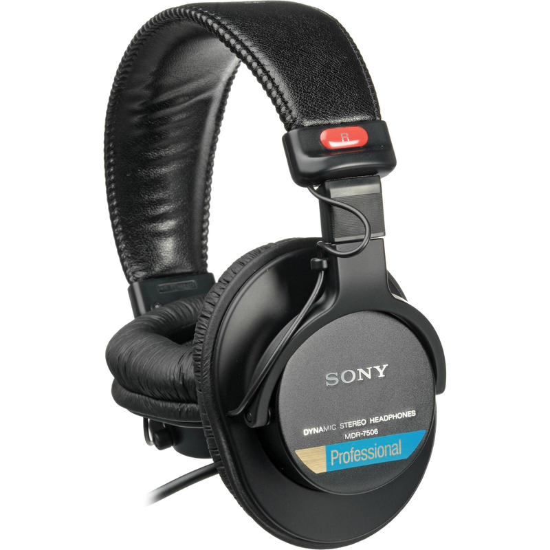 【犬爸美日精品】SONY MDR-7506 錄音室專業級DJ 監聽專用 頭戴式 耳罩式耳機 MDR7506