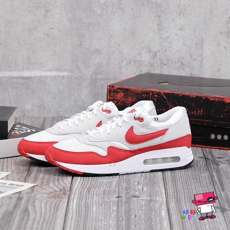 球鞋補習班W NIKE AIR MAX 1 86 BIG BUBBLE 男女OG 326 紅白DO9844-100